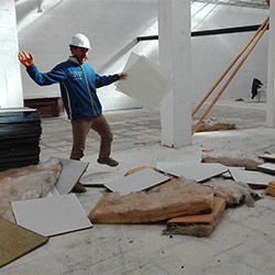 La joie du chantier qui avance