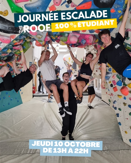 JOURNÉE ESCALADE 100% ETUDIANT