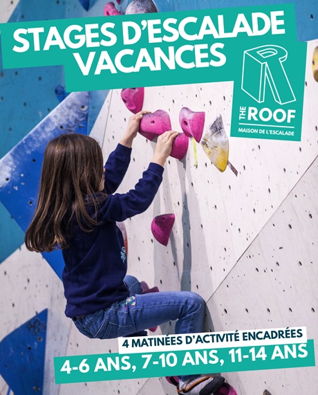 STAGES D'ESCALADE ENFANTS VACANCES DE LA TOUSSAINT