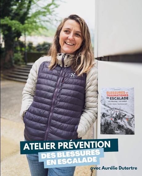 Atelier prévention des blessures avec Aurélie DUTERTRE