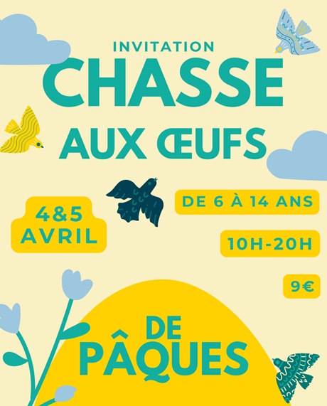 CHASSE AUX OEUFS DE PÂQUES