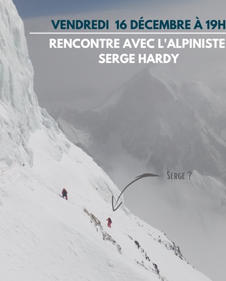 Projection et rencontre avec l'alpiniste Serge Hardy