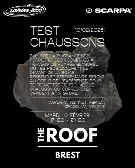 TEST CHAUSSONS D’ESCALADE